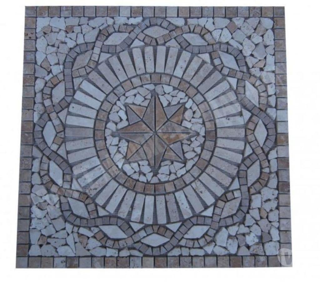  Var Forcalqueiret - 83136 - Photos Vivastreet Travertin Mixte Rosace 61x61 cm REF 1040