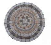 Travertin Mixte Rosace Ronde Diamètre 60 cm REF 849