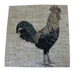 Travertin Mixte Rosace Coq 61x61 cm REF 628