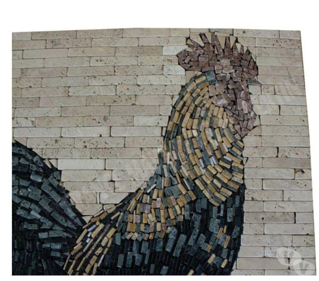  Var Forcalqueiret - 83136 - Photos Vivastreet Travertin Mixte Rosace Coq 61x61 cm REF 628