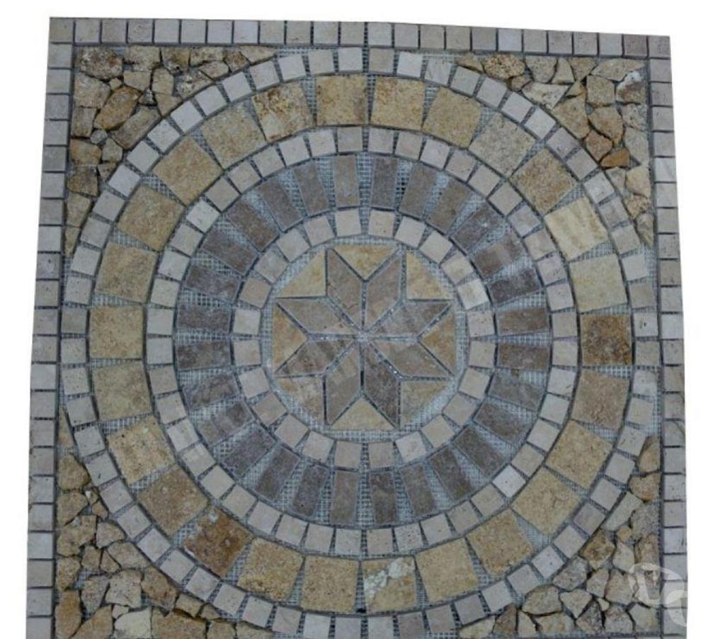  Var Forcalqueiret - 83136 - Photos Vivastreet Travertin Mixte Rosace 61x61 cm REF 551