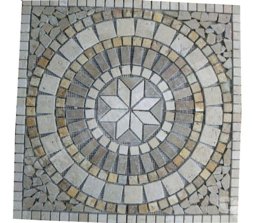  Var Forcalqueiret - 83136 - Photos Vivastreet Travertin Mixte Rosace 61x61 cm REF 551