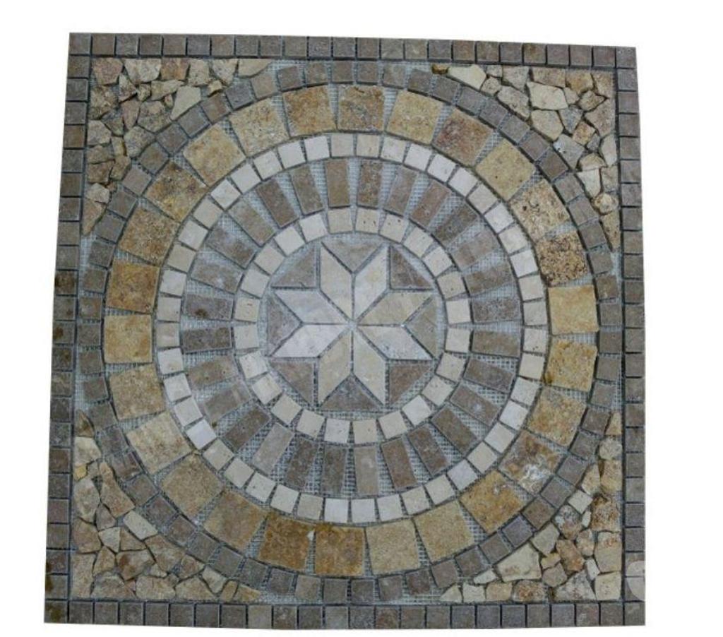  Var Forcalqueiret - 83136 - Photos Vivastreet Travertin Mixte Rosace 61x61 cm REF 551