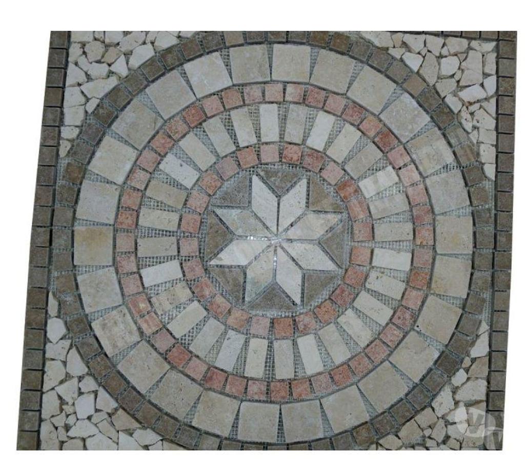  Var Forcalqueiret - 83136 - Photos Vivastreet Travertin Mixte Rosace 61x61 cm REF 551