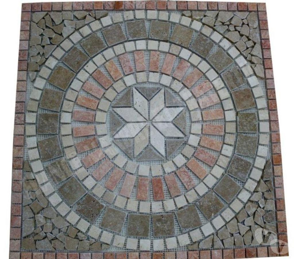  Var Forcalqueiret - 83136 - Photos Vivastreet Travertin Mixte Rosace 61x61 cm REF 551