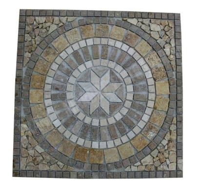 Bricolage - Jardin - Outillage Forcalqueiret Var - Photos Vivastreet Travertin Mixte Rosace 61x61 cm REF 551