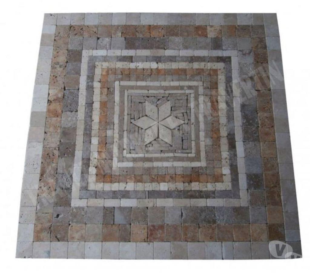  Var Forcalqueiret - 83136 - Photos Vivastreet Travertin Mixte Rosace 80x80 cm REF 549