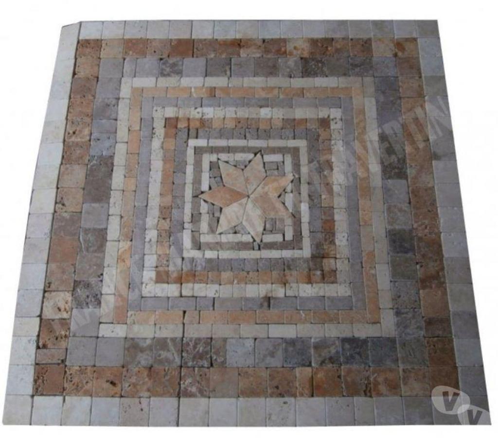  Var Forcalqueiret - 83136 - Photos Vivastreet Travertin Mixte Rosace 80x80 cm REF 549