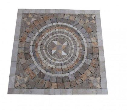 Bricolage - Jardin - Outillage Forcalqueiret Var - Photos Vivastreet Travertin Mixte Rosace 80x80 cm REF 549