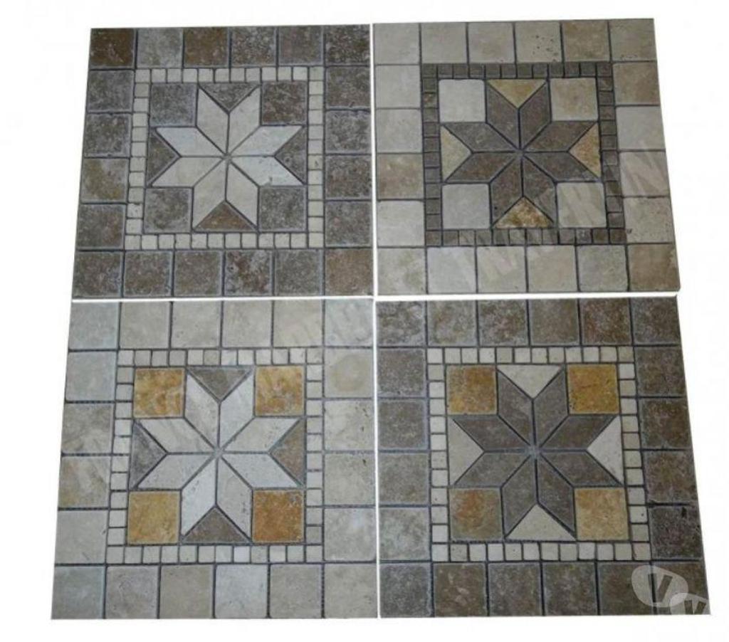  Var Forcalqueiret - 83136 - Photos Vivastreet Travertin Multicolore Rosace 30,5x30,5 cm REF 249