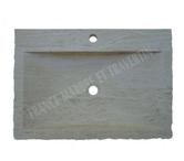 Travertin Classique Beige Evier 70x50 cm Éclate REF 167
