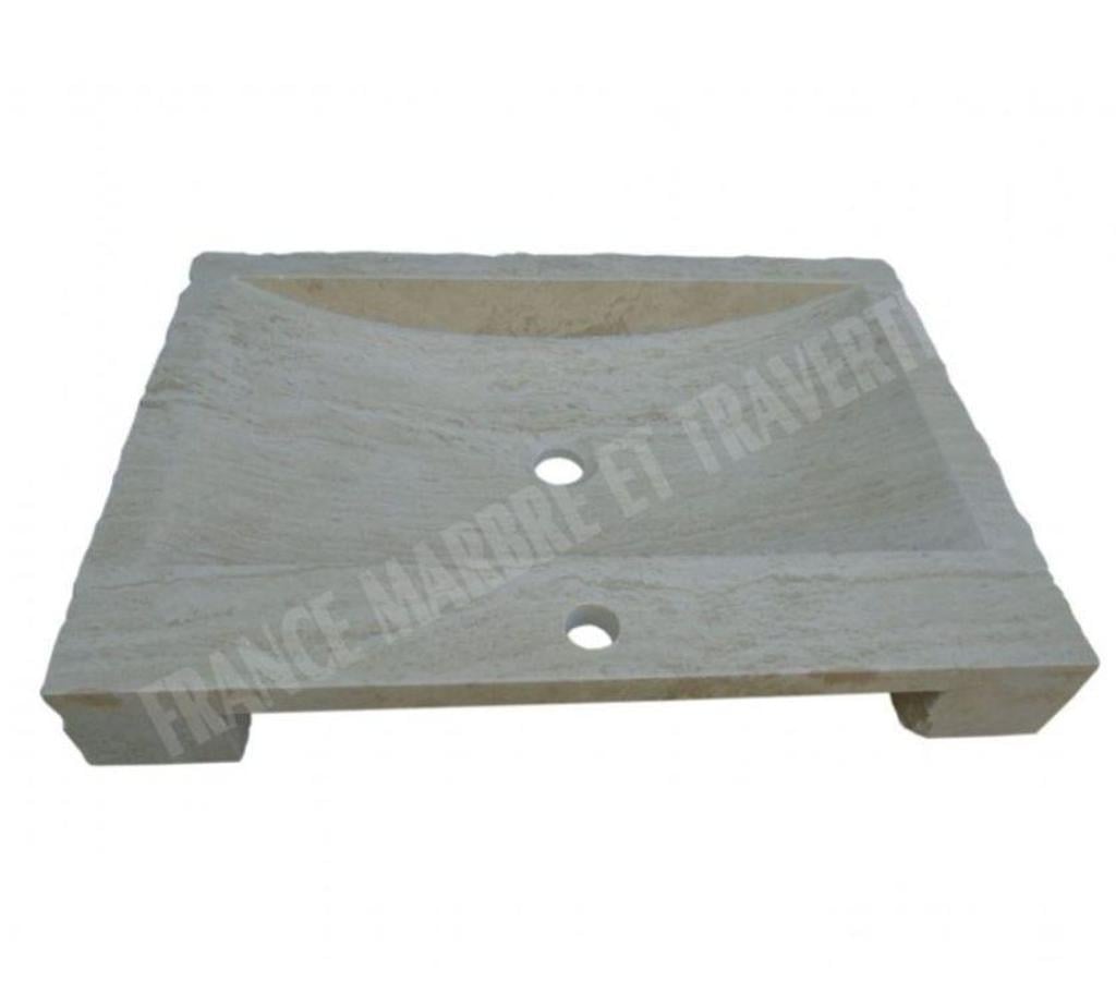  Var Forcalqueiret - 83136 - Photos Vivastreet Travertin Classique Beige Evier 70x50 cm Éclate REF 167