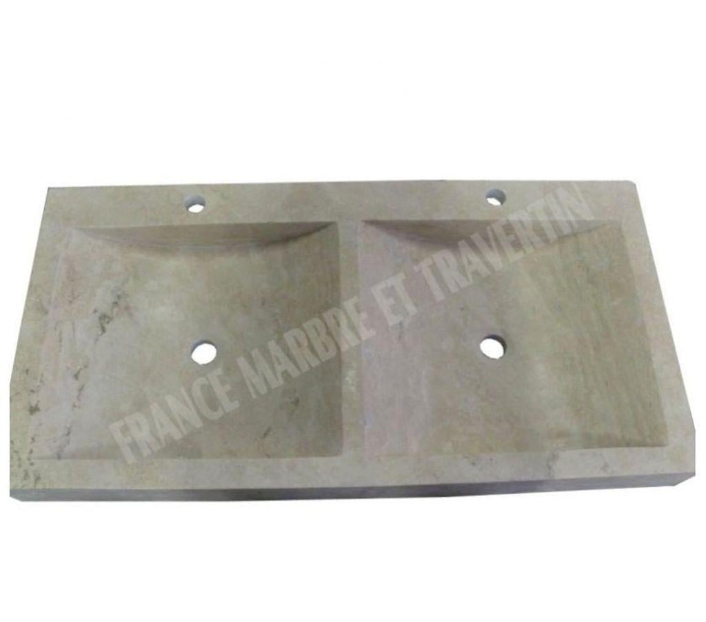  Var Forcalqueiret - 83136 - Photos Vivastreet Travertin Classique Beige Évier 2 Bacs 100x50 cm REF 642