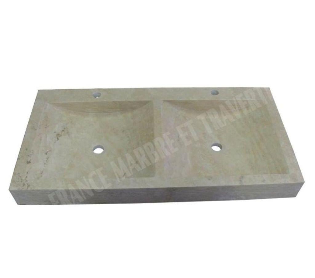  Var Forcalqueiret - 83136 - Photos Vivastreet Travertin Classique Beige Évier 2 Bacs 100x50 cm REF 642