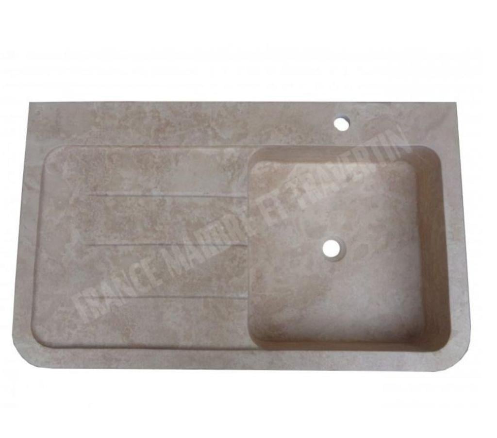  Var Forcalqueiret - 83136 - Photos Vivastreet Travertin Classique Évier 1 Bac 100x60 cm REF 912