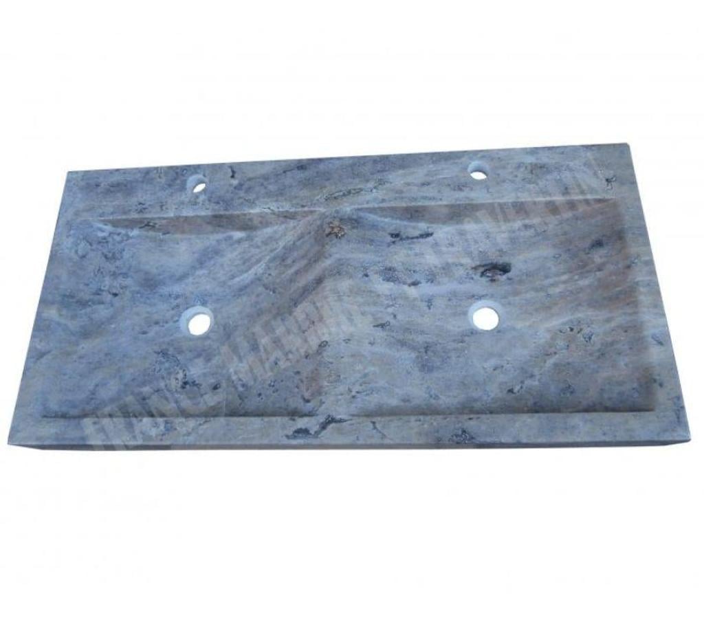  Var Forcalqueiret - 83136 - Photos Vivastreet Travertin Gris Silver Évier 2 Bacs 100x50 cm REF 1173