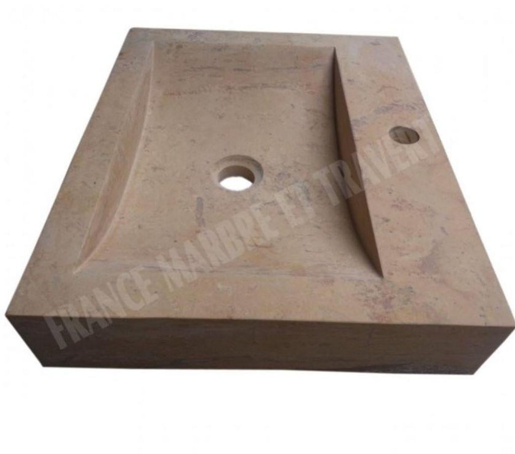  Var Forcalqueiret - 83136 - Photos Vivastreet Travertin Walnut Évier 50x40 cm REF 1084