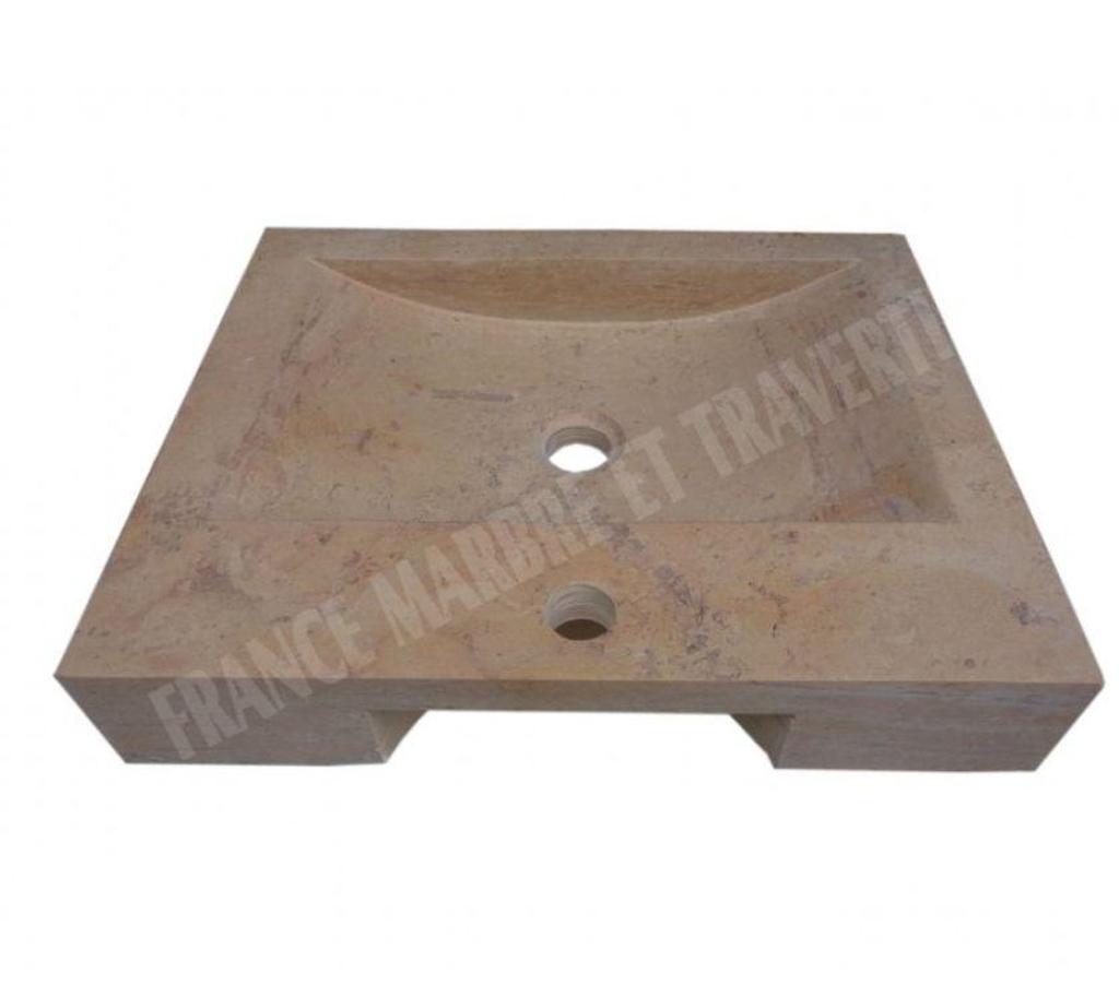  Var Forcalqueiret - 83136 - Photos Vivastreet Travertin Walnut Évier 50x40 cm REF 1084