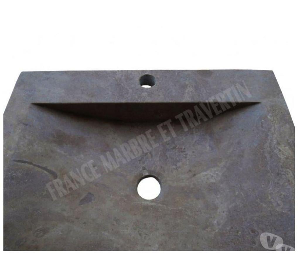  Var Forcalqueiret - 83136 - Photos Vivastreet Travertin Noce Marron Évier 40x50 cm REF 1305