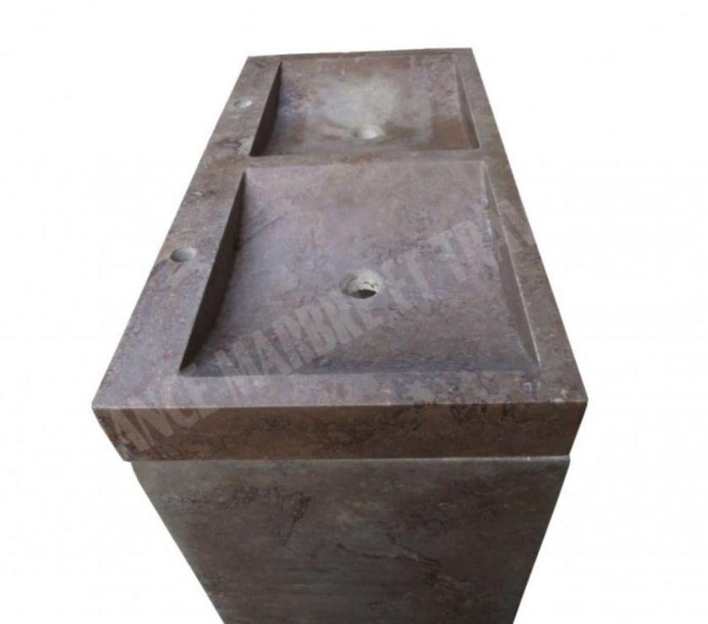  Var Forcalqueiret - 83136 - Photos Vivastreet Travertin Noce Marron Évier Meuble 2 Bacs REF 1304