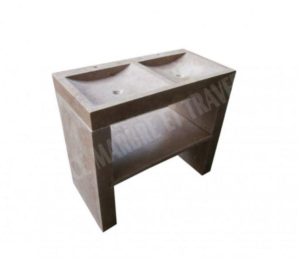  Var Forcalqueiret - 83136 - Photos Vivastreet Travertin Noce Marron Évier Meuble 2 Bacs REF 1304