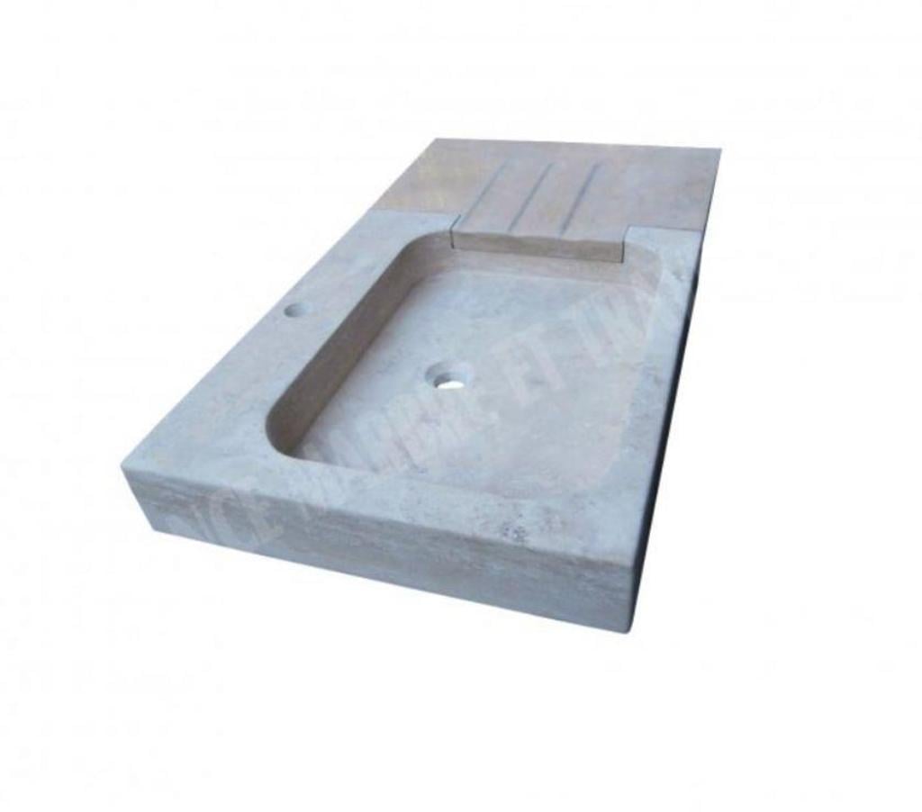  Var Forcalqueiret - 83136 - Photos Vivastreet Travertin Classique Beige Evier Avec Tablettes REF 1174