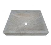 Travertin Classique Beige Evier 55x45 cm REF 1438