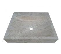 Travertin Classique Beige Evier 55x45 cm REF 1438