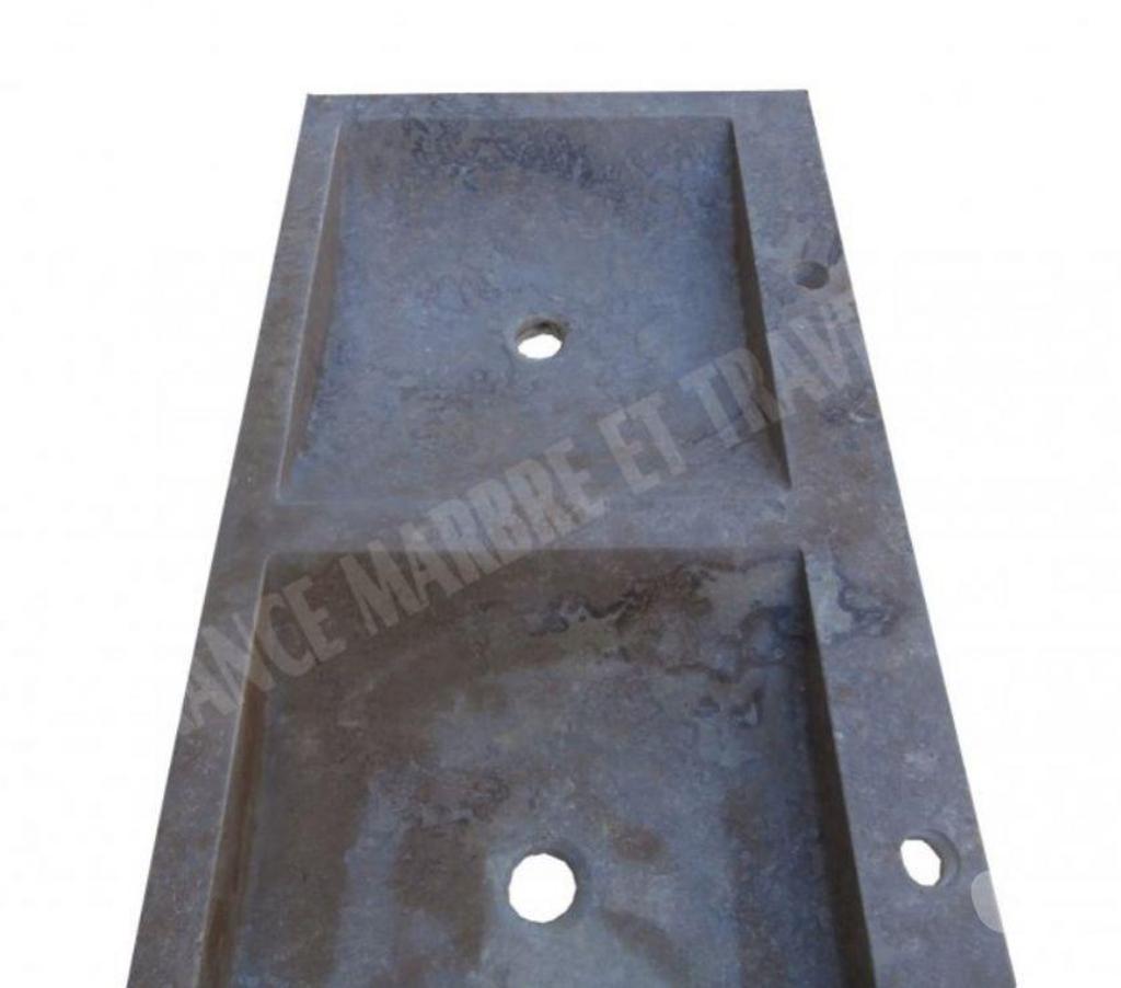  Var Forcalqueiret - 83136 - Photos Vivastreet Travertin Noce Marron Évier 2 Bacs 100x50 cm REF 1350