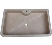 Travertin Classique Évier Grande Bac 100x60 cm REF 1323