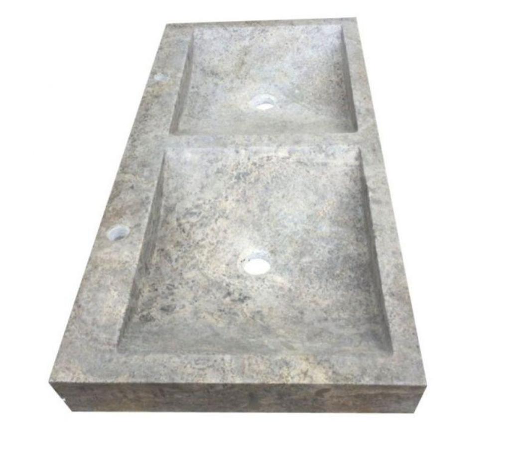  Var Forcalqueiret - 83136 - Photos Vivastreet Travertin Gris Silver Évier 2 Bacs 100x50 cm REF 1925