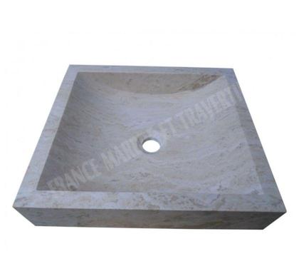 Bricolage - Jardin - Outillage Forcalqueiret Var - Photos Vivastreet Travertin Classique Beige Evier 45x40 cm REF 1755