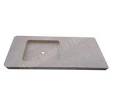 Travertin Classique Évier 1 Bac 155x63 cm REF 1643