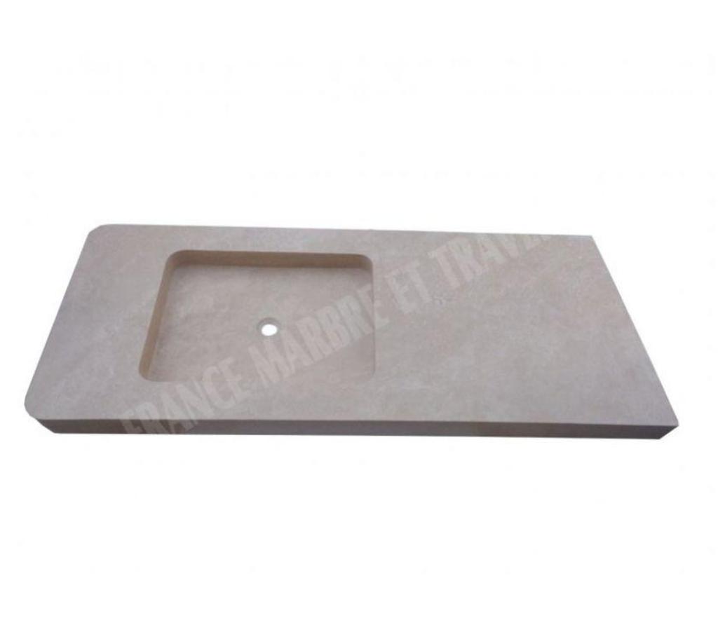  Var Forcalqueiret - 83136 - Photos Vivastreet Travertin Classique Évier 1 Bac 155x63 cm REF 1643