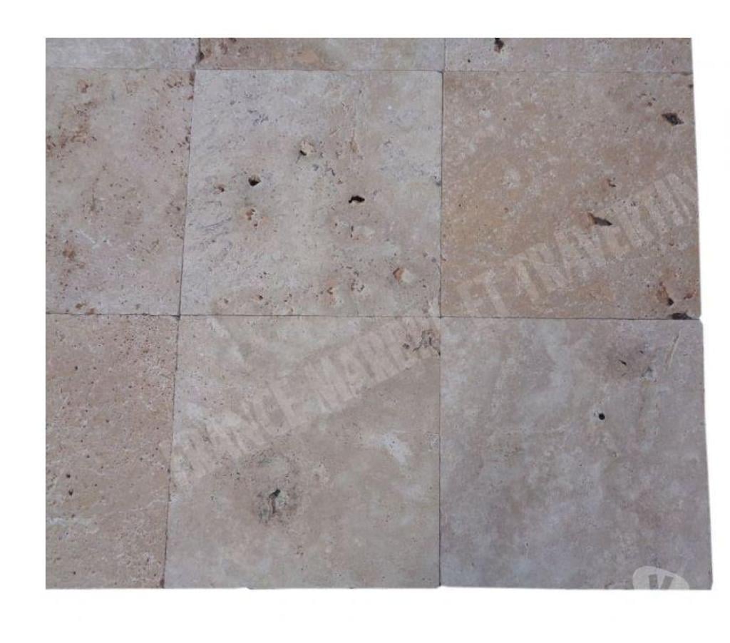  Var Forcalqueiret - 83136 - Photos Vivastreet Travertin Classique Beige 40x40 cm REF 007