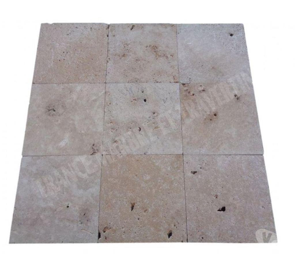  Var Forcalqueiret - 83136 - Photos Vivastreet Travertin Classique Beige 40x40 cm REF 007