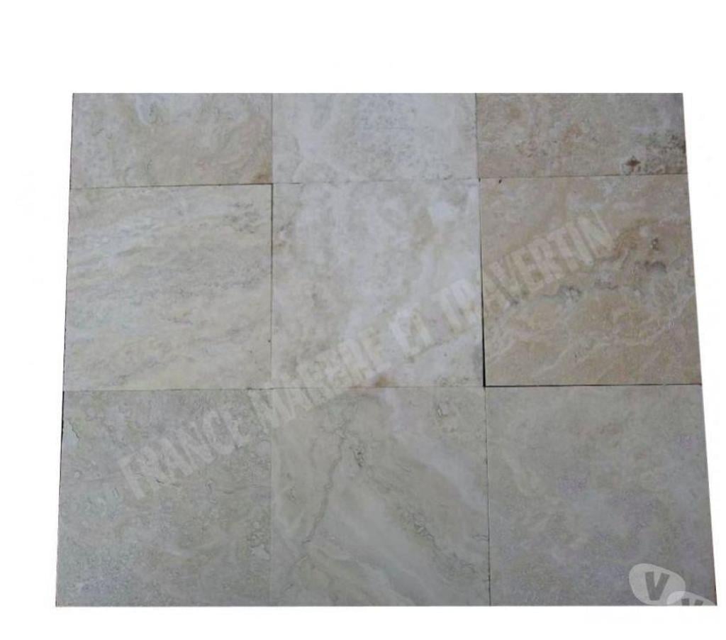  Var Forcalqueiret - 83136 - Photos Vivastreet Travertin Blanc Ivoire 20x20 cm REF 393