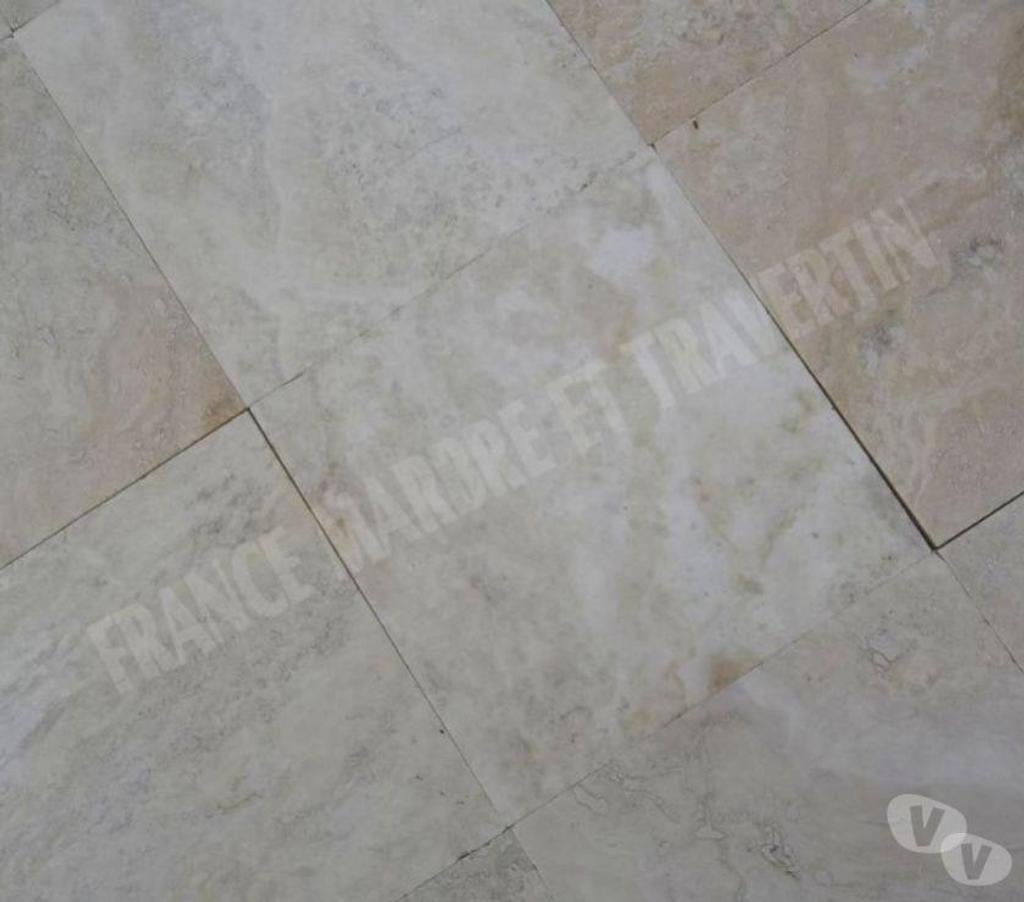  Var Forcalqueiret - 83136 - Photos Vivastreet Travertin Blanc Ivoire 20x20 cm REF 393