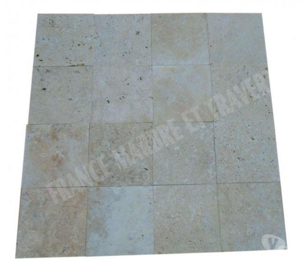  Var Forcalqueiret - 83136 - Photos Vivastreet Travertin Classique Beige 20x20 cm REF 3075