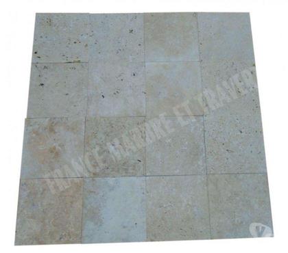Bricolage - Jardinage Forcalqueiret Var - Photos Vivastreet Travertin Classique Beige 20x20 cm REF 3075