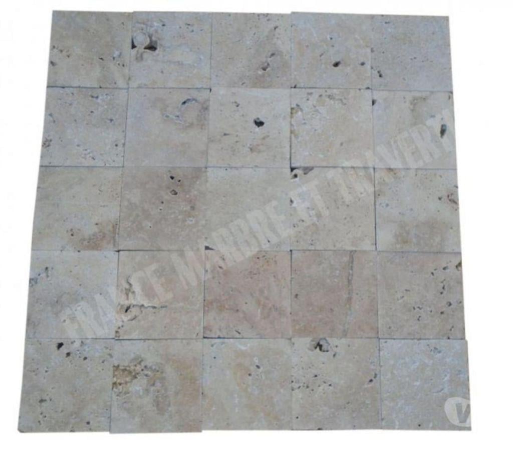  Var Forcalqueiret - 83136 - Photos Vivastreet Travertin Classique Beige 15x15 cm REF 3074