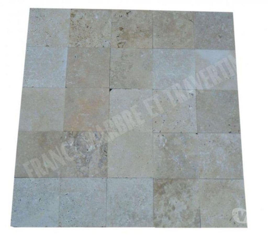  Var Forcalqueiret - 83136 - Photos Vivastreet Travertin Classique Beige 15x15 cm REF 3070