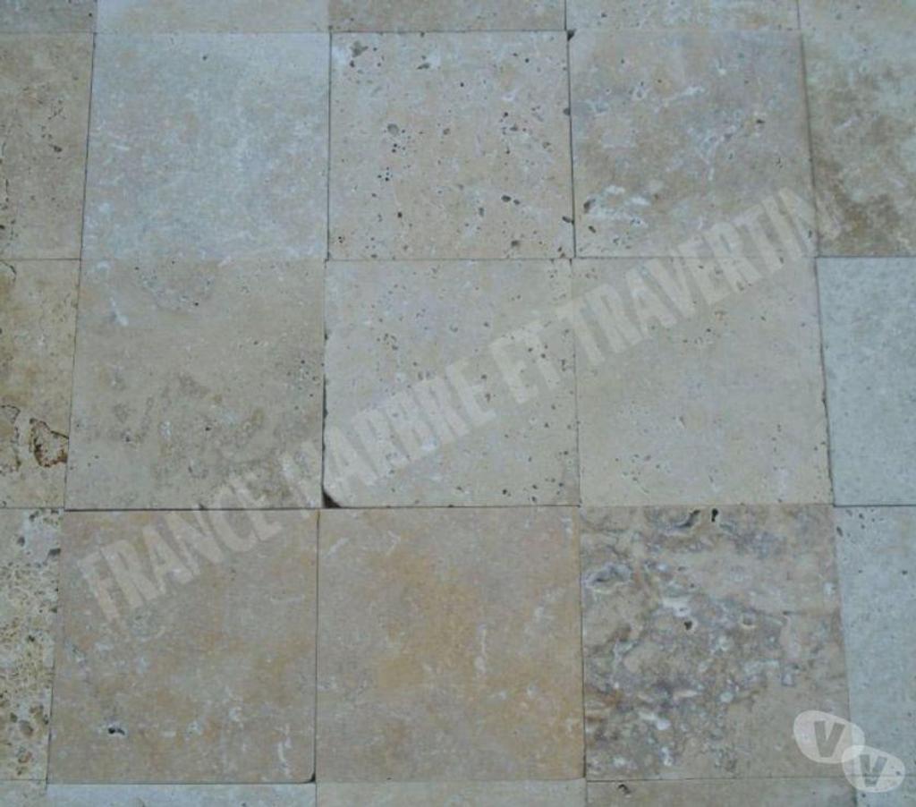  Var Forcalqueiret - 83136 - Photos Vivastreet Travertin Classique Beige 15x15 cm REF 3070