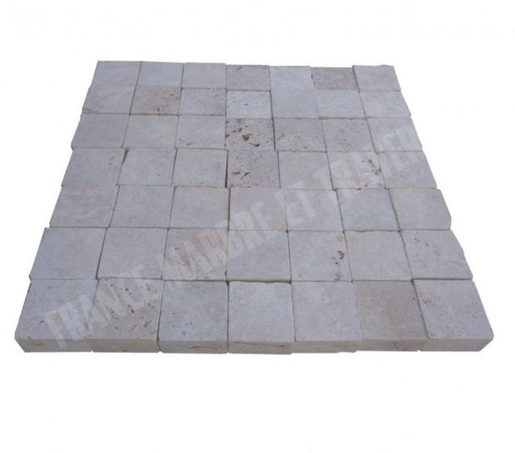  Var Forcalqueiret - 83136 - Photos Vivastreet Travertin Classique Clair Pavé 10x10 cm REF 2783