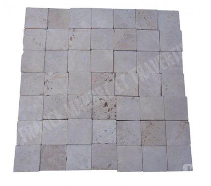 Bricolage - Jardin - Outillage Forcalqueiret Var - Photos Vivastreet Travertin Classique Clair Pavé 10x10 cm REF 2783