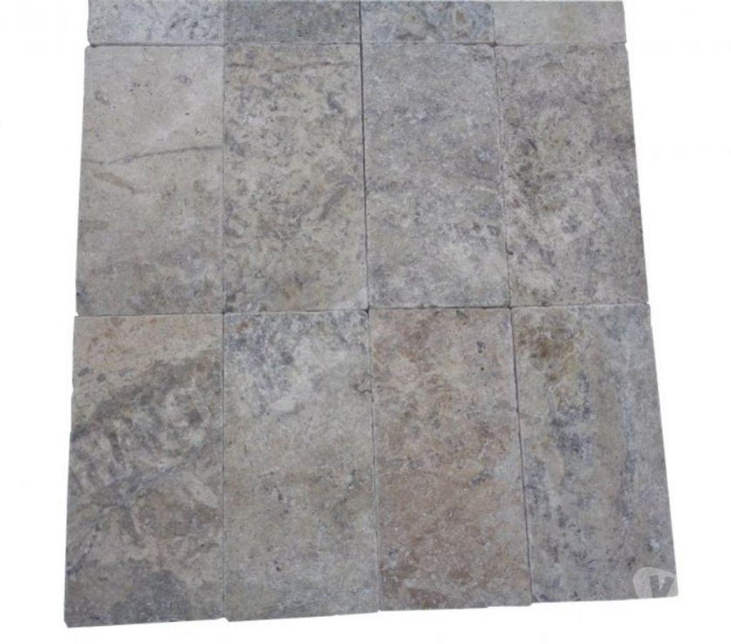  Var Forcalqueiret - 83136 - Photos Vivastreet Travertin Silver Gris Pavé 15x30 cm REF 2062