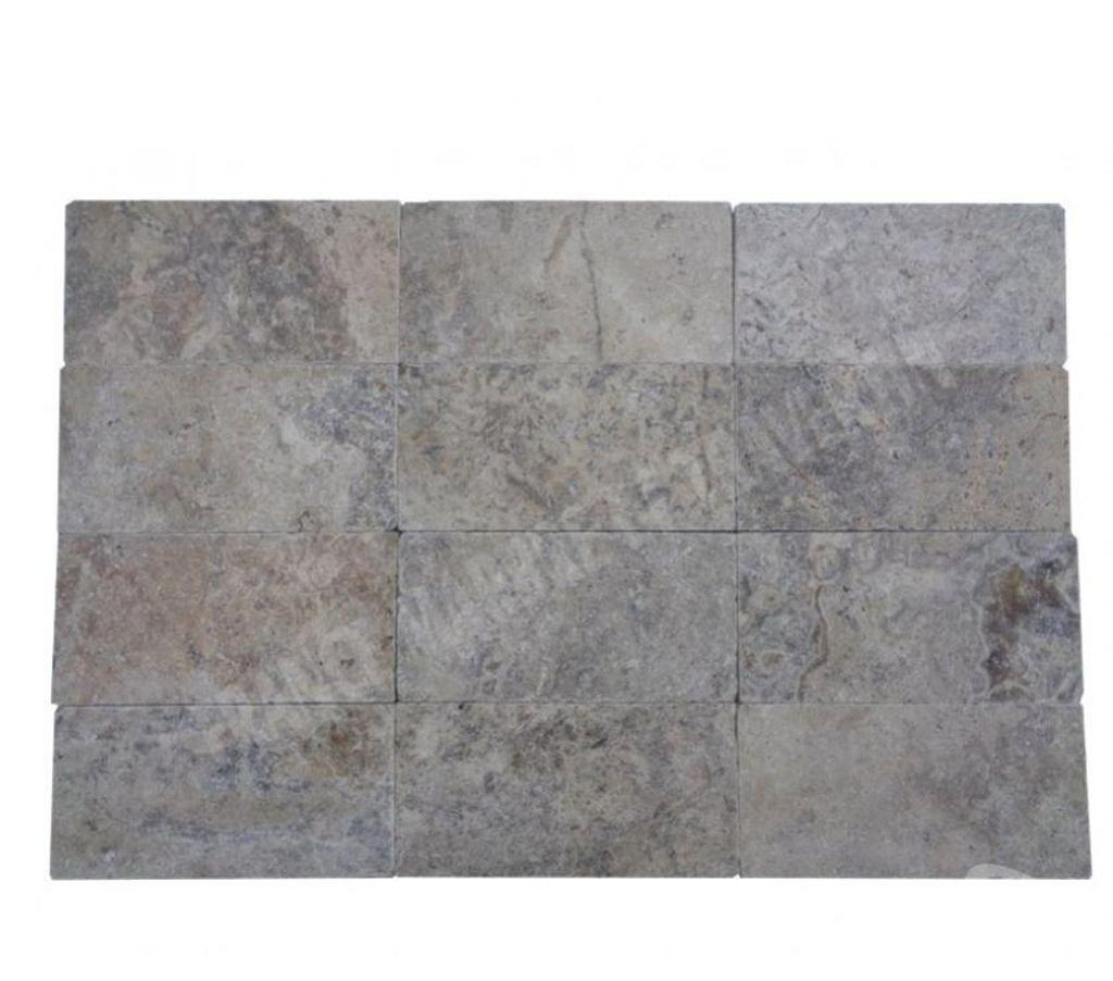  Var Forcalqueiret - 83136 - Photos Vivastreet Travertin Silver Gris Pavé 15x30 cm REF 2062