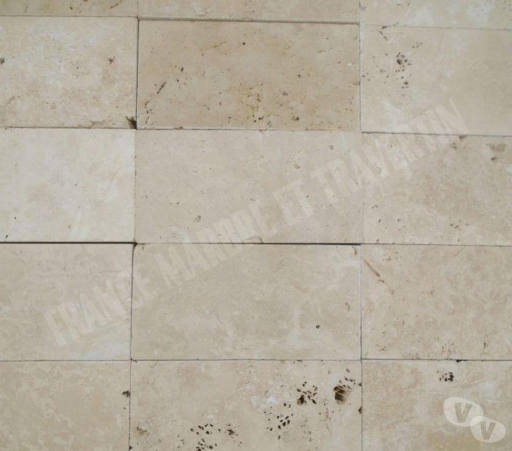  Var Forcalqueiret - 83136 - Photos Vivastreet Travertin Classique Clair Pavé 15x30 cm REF 936