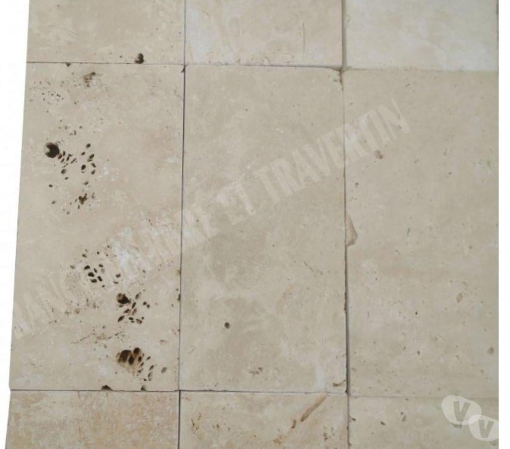  Var Forcalqueiret - 83136 - Photos Vivastreet Travertin Classique Clair Pavé 15x30 cm REF 936