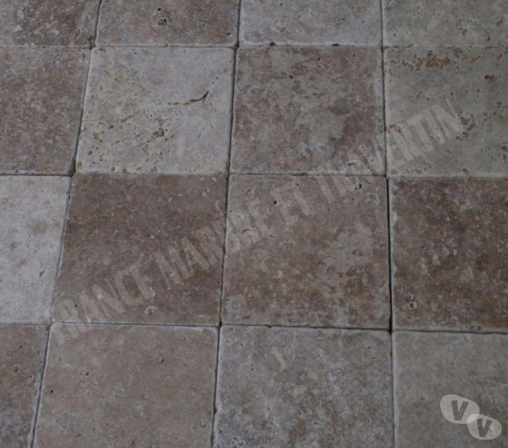  Var Forcalqueiret - 83136 - Photos Vivastreet Travertin Classique Beige Pavé 15x15 cm REF 927